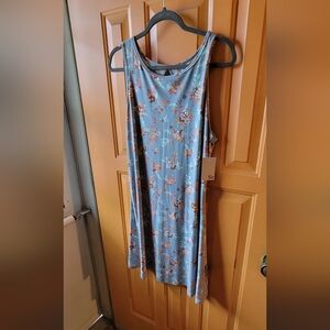 Floral Blue Dress By So